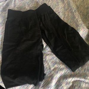 Two pairs of Charlotte Russe black leggings